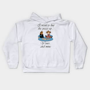 Lining the Pieces Up Kids Hoodie